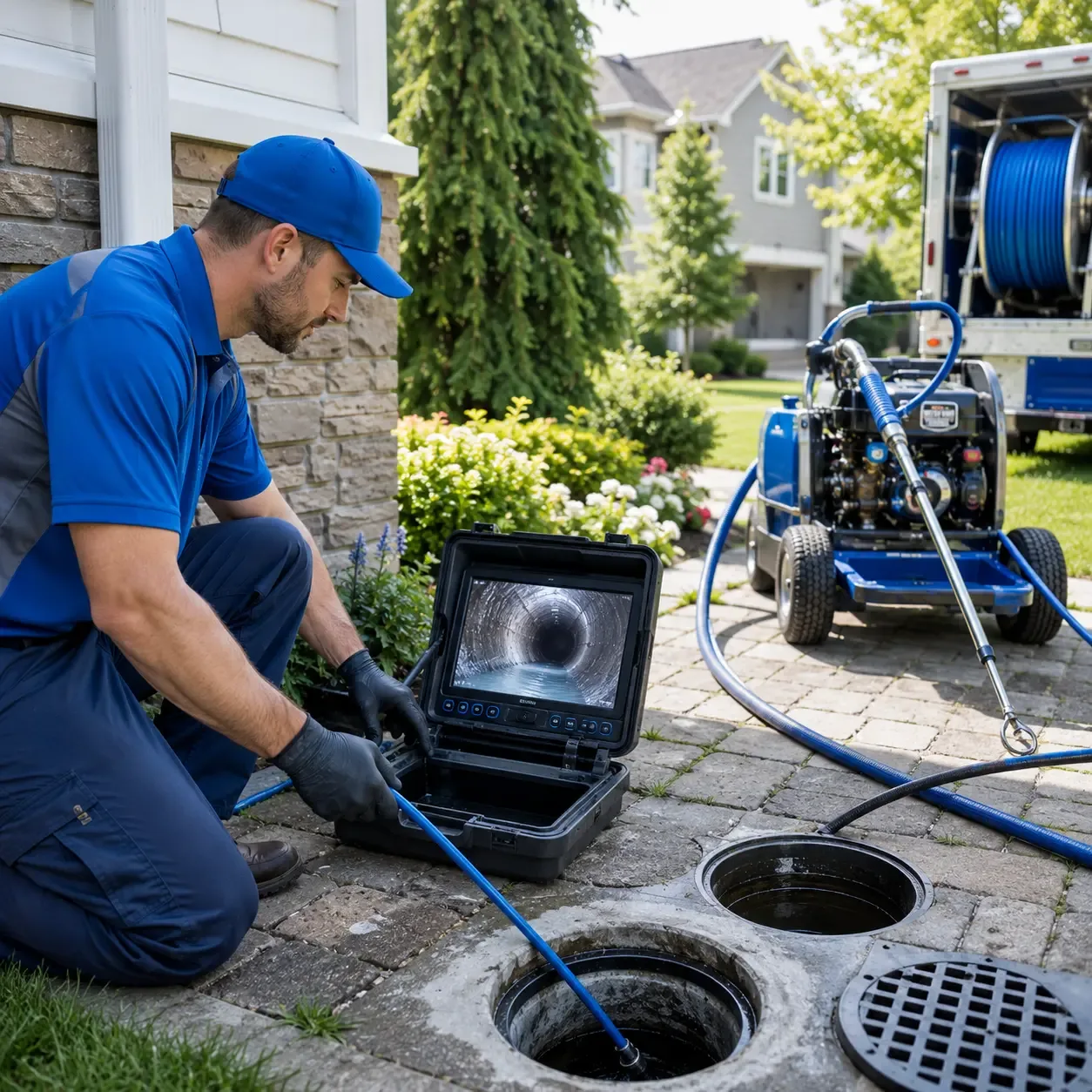 Outdoor drain cleaning professionals serving Fayette City, PA